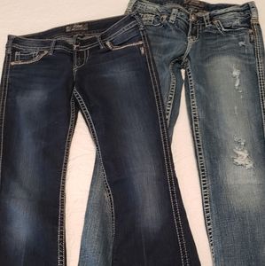Silver Jeans, 2 pairs